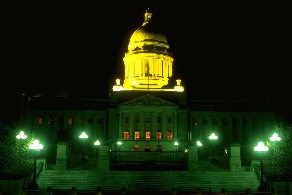 Landmark West Virginia Capitol A4 Photo Print