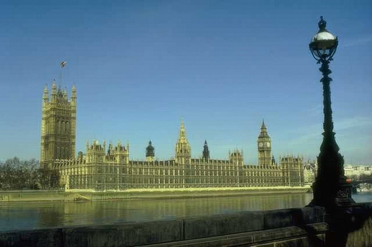 Landmark Westminster Thames Towers A4 Photo Print