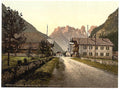 Landro Hotel Bauer Tyrol Vintage A4 Photo Print