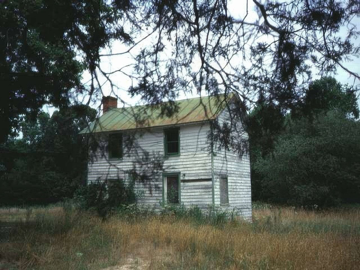 Landscape Abandoned House Rural A4 Photo Print
