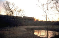 Landscape Abandoned Train Sunset A4 Photo Print