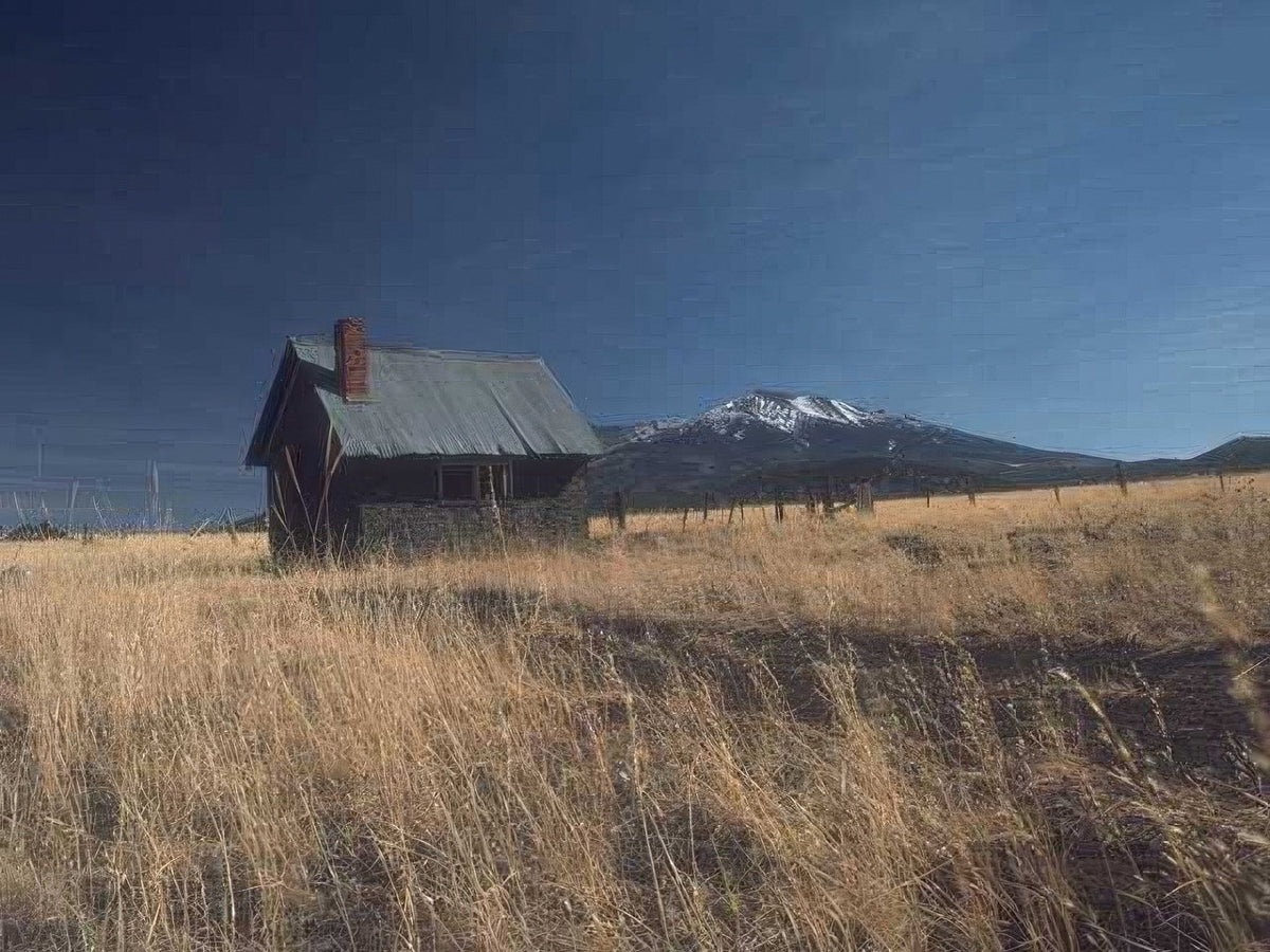 Landscape Abandoned Weather Station A4 Photo Print