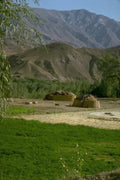 Landscape Afghan Yurts Valley A4 Photo Print