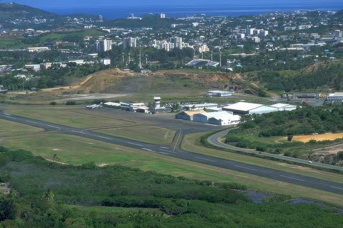 Landscape Airport Runway Sju A4 Photo Print