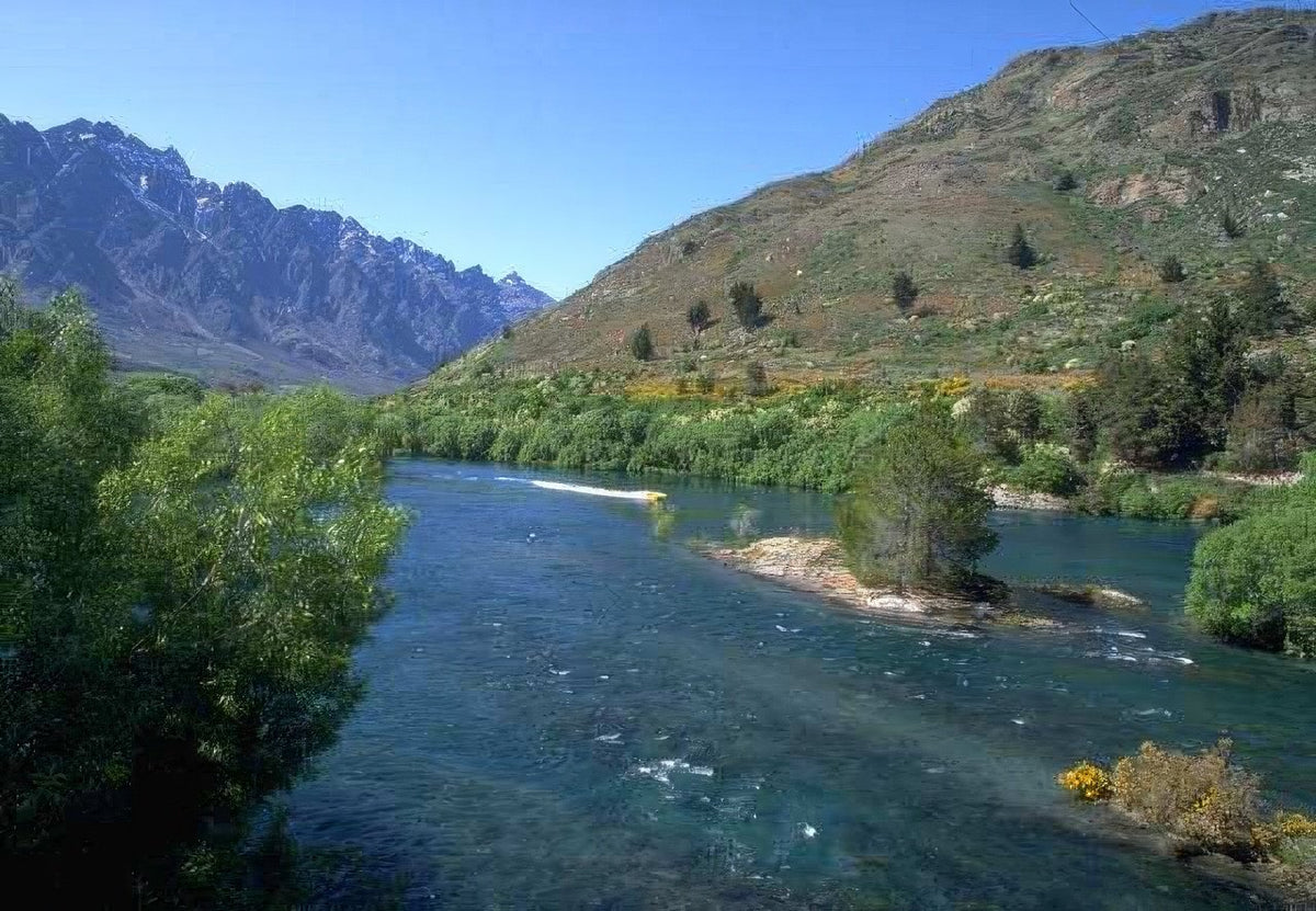 Landscape Andes River Landscape A4 Photo Print