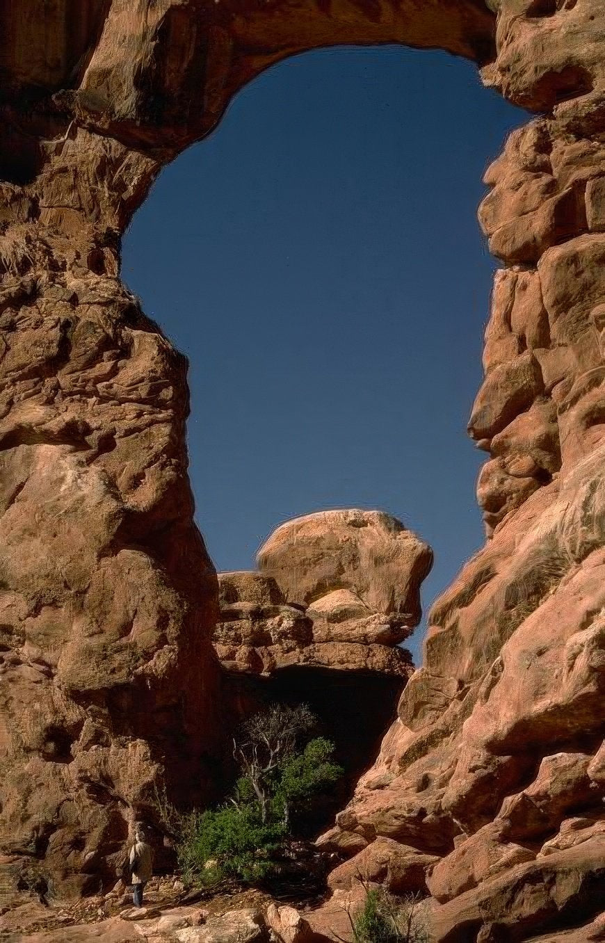 Landscape Arch Rock Delicate A4 Photo Print