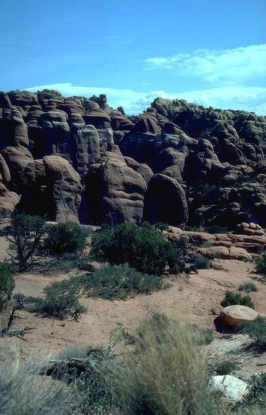 Landscape Arches Balanced Rock 4 2 A4 Photo Print