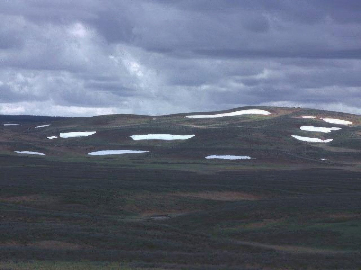 Landscape Arctic Highlands Snow A4 Photo Print