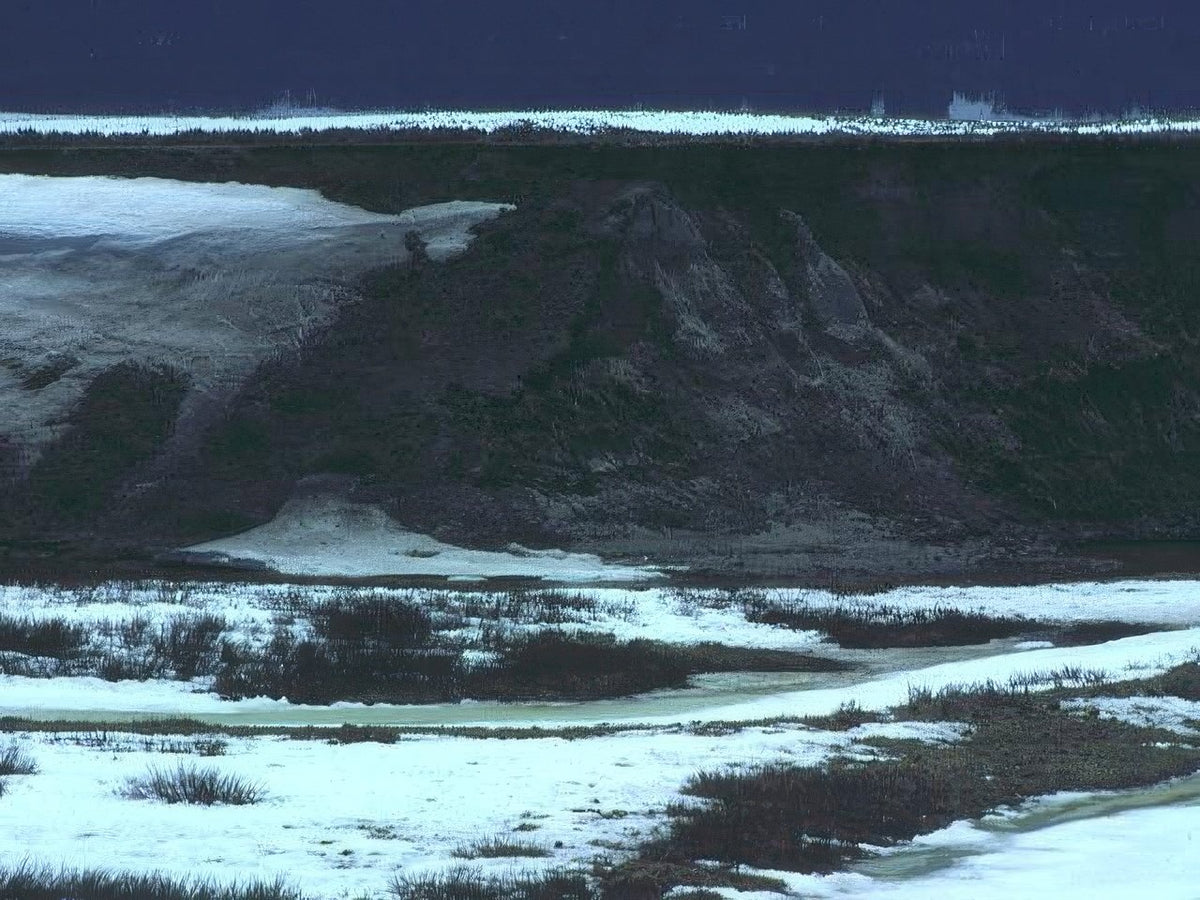Landscape Arctic Tundra Snow A4 Photo Print