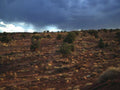 Landscape Arid Stormy Rocks A4 Photo Print