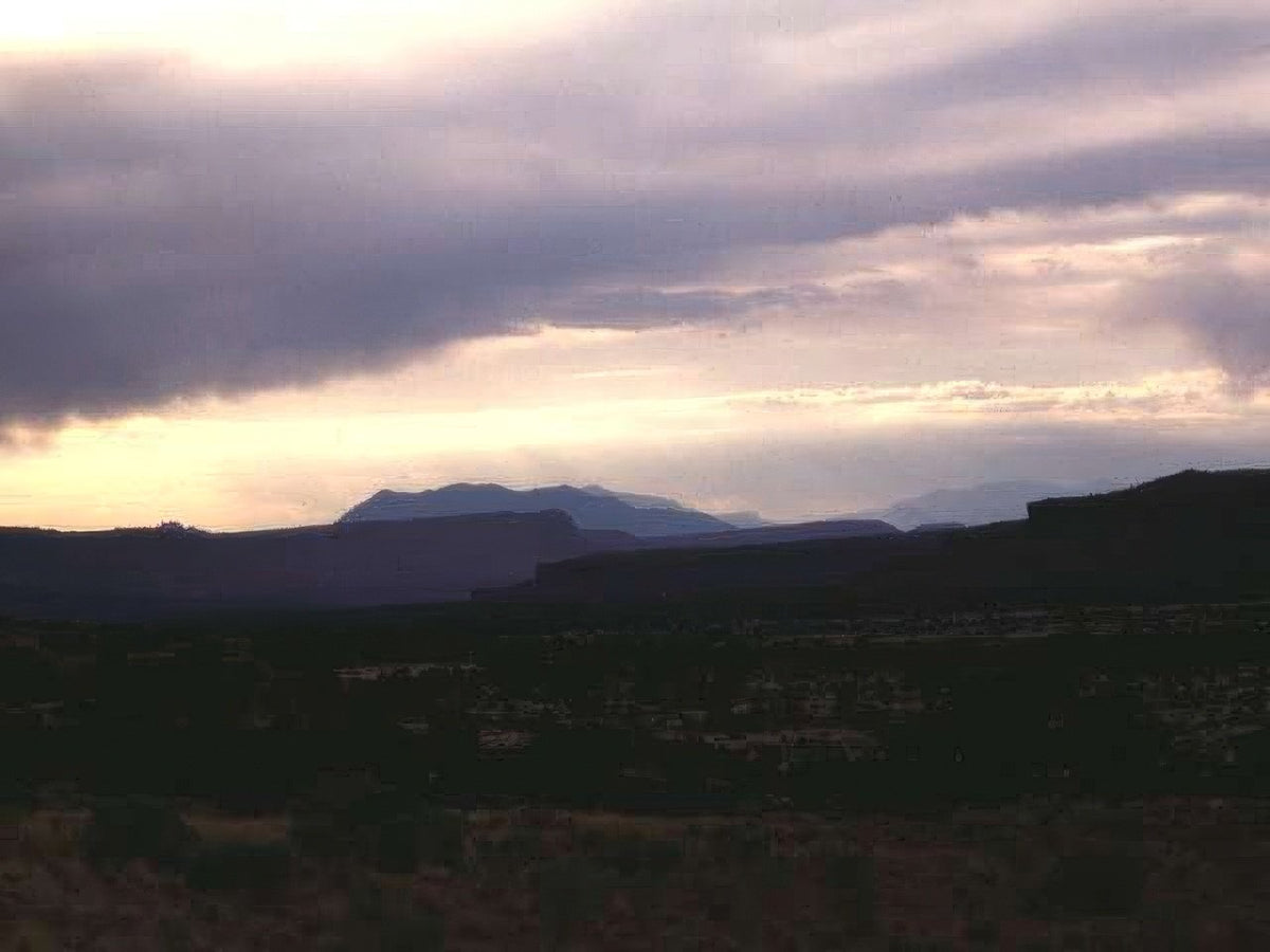 Landscape Arizona Mesas Sunset A4 Photo Print