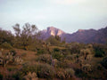 Landscape Arizona Mountains Morning A4 Photo Print