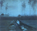 Landscape At Nightfall Nuenen 1885 A4 Photo Print