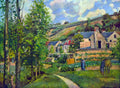 Landscape At Pontoise Pissarro Impressionism A4 Photo Print