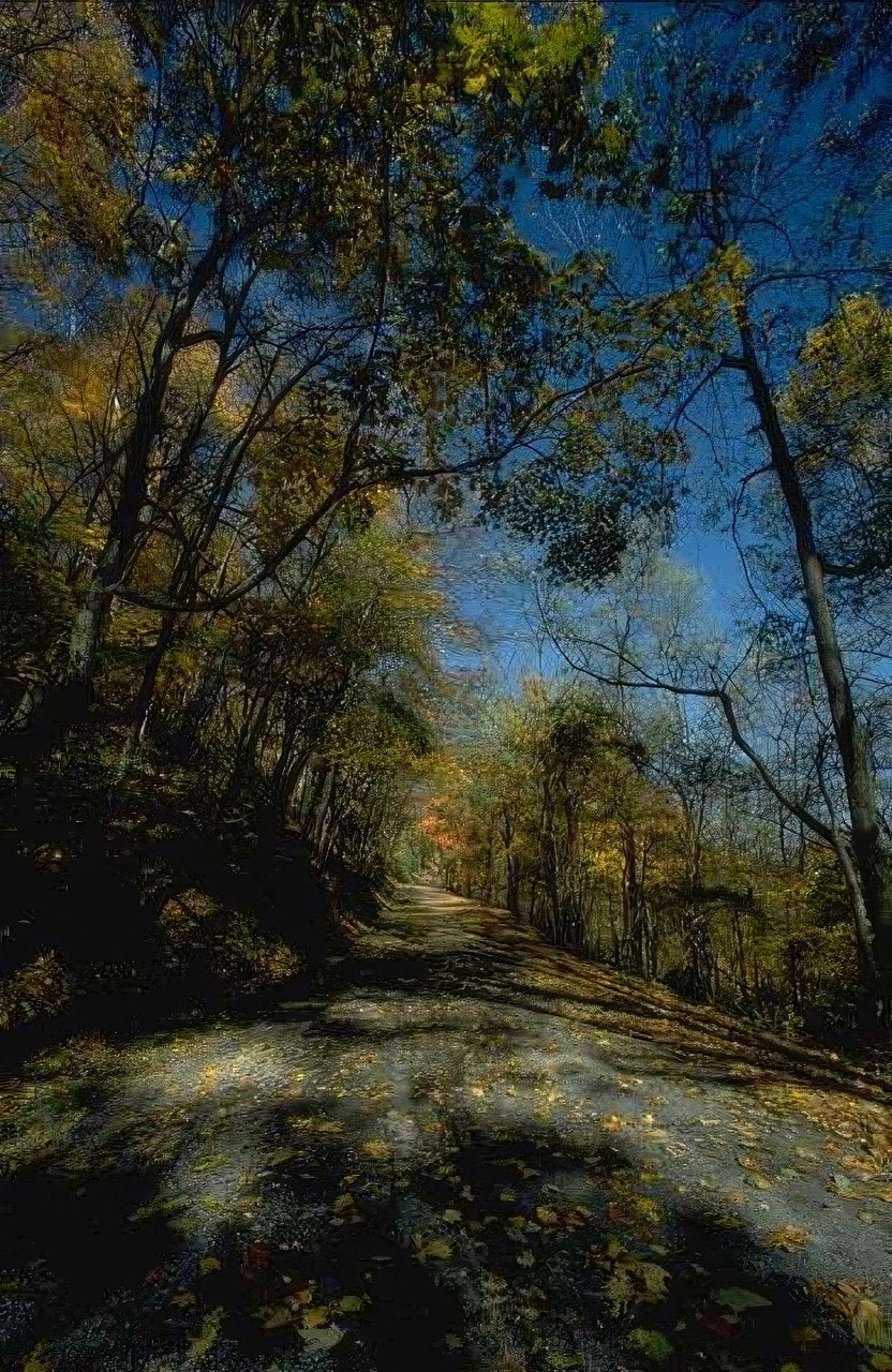 Landscape Autumn Forest Road 4 A4 Photo Print