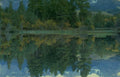 Landscape Autumn Lake Mountains A4 Photo Print