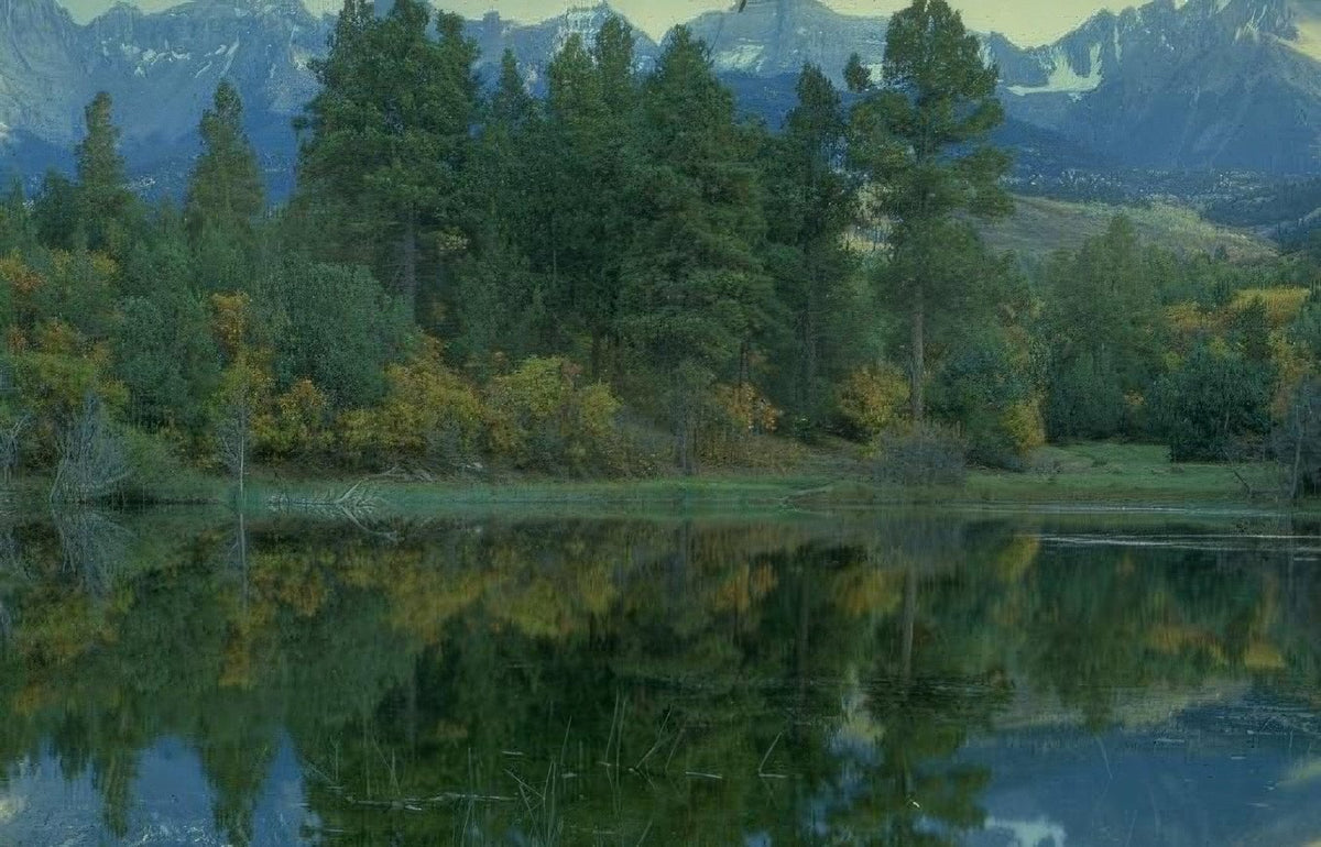 Landscape Autumn Lake Reflection 2 2