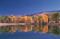 Landscape Autumn Landscape Reflection A4 Photo Print