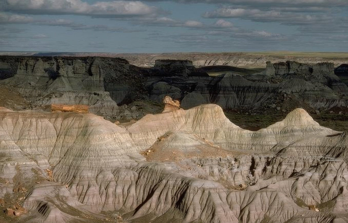 Landscape Badlands Claystone Cliffs A4 Photo Print