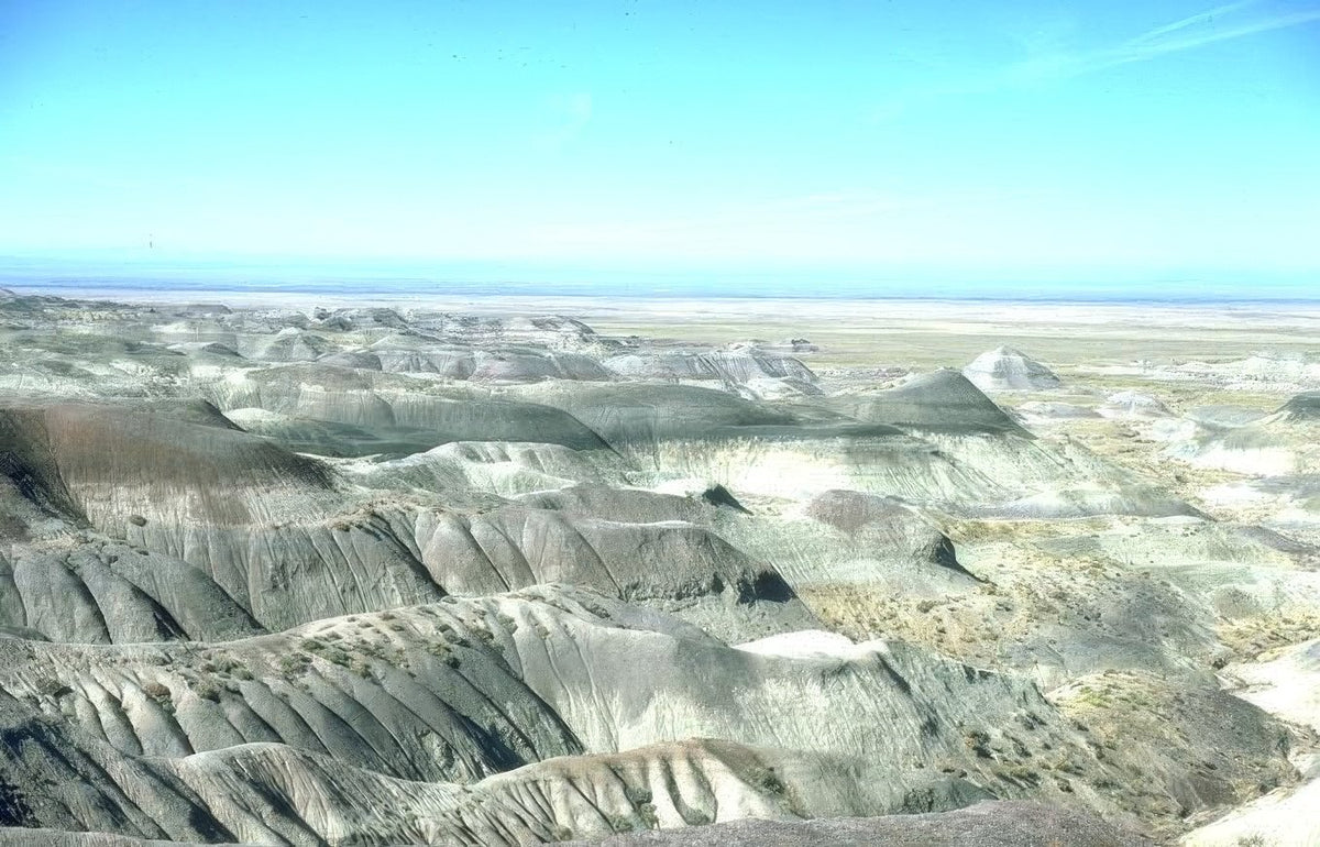 Landscape Badlands Erosion Sky A4 Photo Print