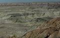Landscape Badlands Layered Rocks A4 Photo Print