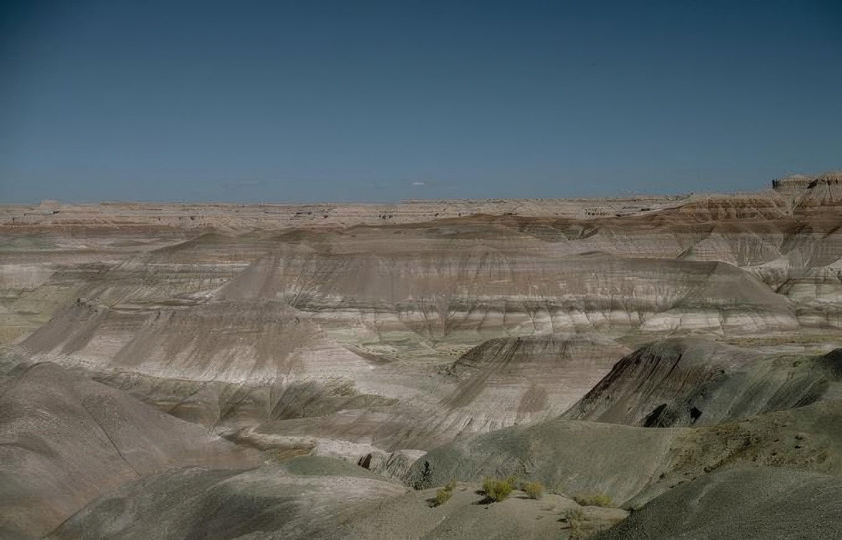 Landscape Badlands Layered Sky 2 A4 Photo Print