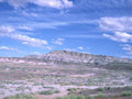 Landscape Badlands Layered Sky A4 Photo Print