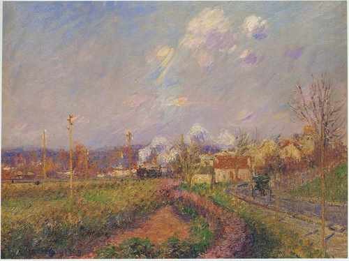 Landscape In Autumn 1909 A4 Photo Print