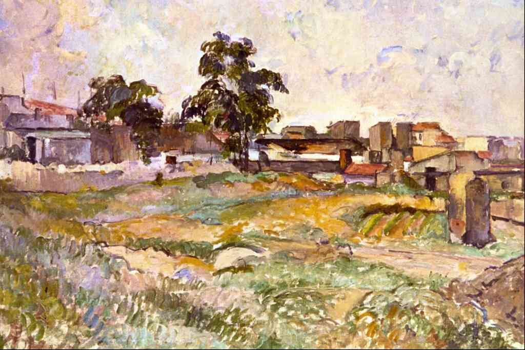 Landscape In Provence Cezanne Impressionism A4 Photo Print