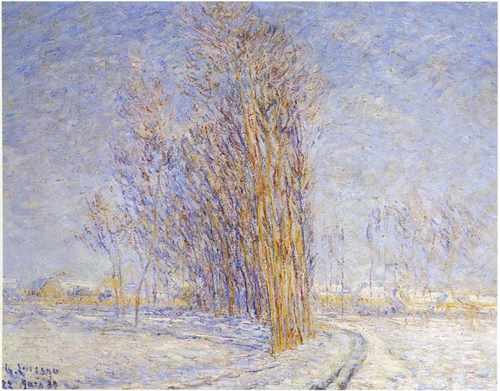 Landscape In Snow 1899 A4 Photo Print