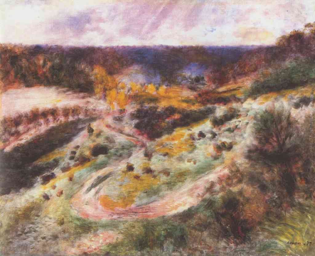 Landscape In Wargemont Renoir A4 Photo Print