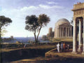 Landscape With Aeneas At Delos A4 Photo Print