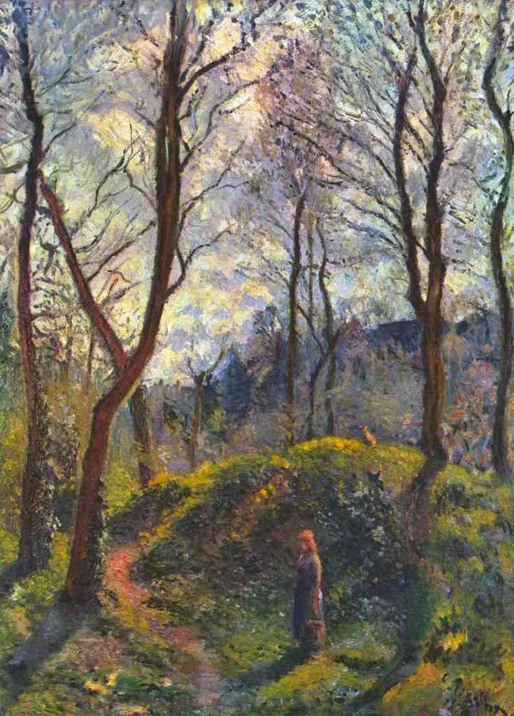 Landscape With Big Trees Pissarro Impressionism A4 Photo Print