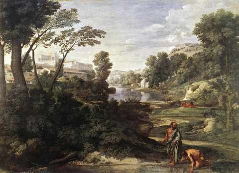 Landscape With Diogenes Eur A4 Photo Print