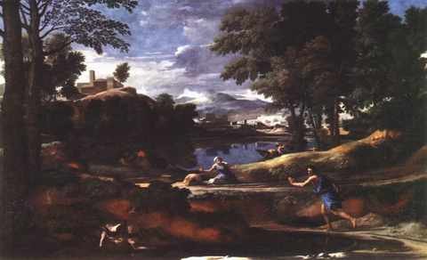 Landscape With Man Killed By Snake Eur A4 Photo Print
