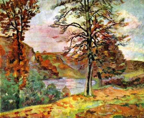Landscape by Guillaumin Impressionism A4 Photo Print