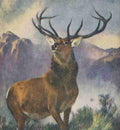 Landseer Edwin 1802 1873 The Wonder Gift Book for Children 1933 Monarch of the Glen 1851 Vintage A4 Photo Print