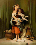 Landseer Edwin Beautys Bath A4 Photo Print