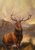 Landseer Sir Edwin Monarch Of The Glen 2019 stretched A4 Photo Print