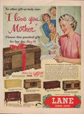 Lane Cedar Chest 2 Vintage Retro Advert Ads A4 Photo Print