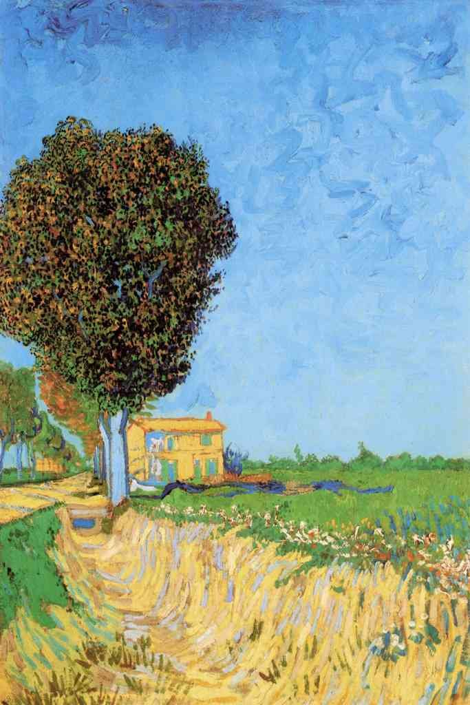 Lane Near Arles Van Gogh A4 Photo Print