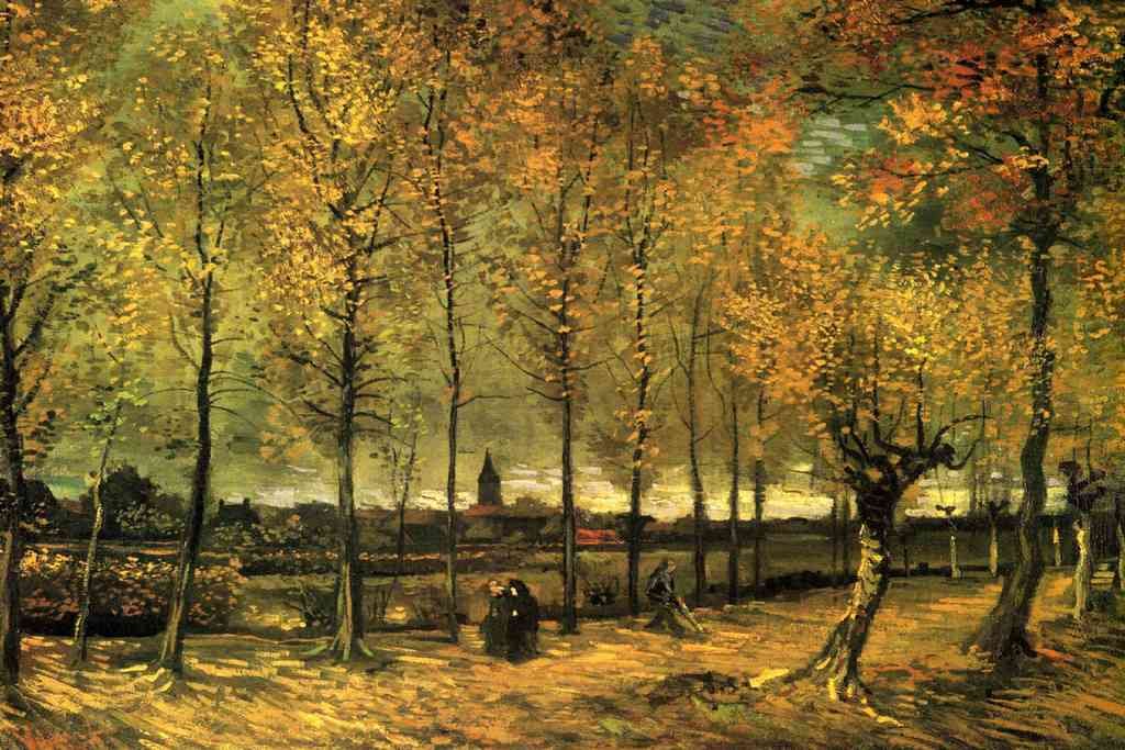 Lane With Poplars Van Gogh A4 Photo Print