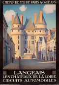 Langeais Advert A4 Photo Print