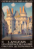 Langeais Vintage Advert A4 Photo Print