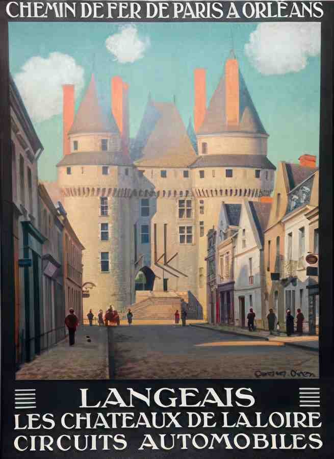Langeais by Constant Duval Vintage Advert A4 Photo Print