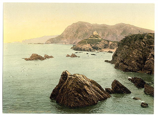 Lantern Hill Ilfracombe Vintage A4 Photo Print