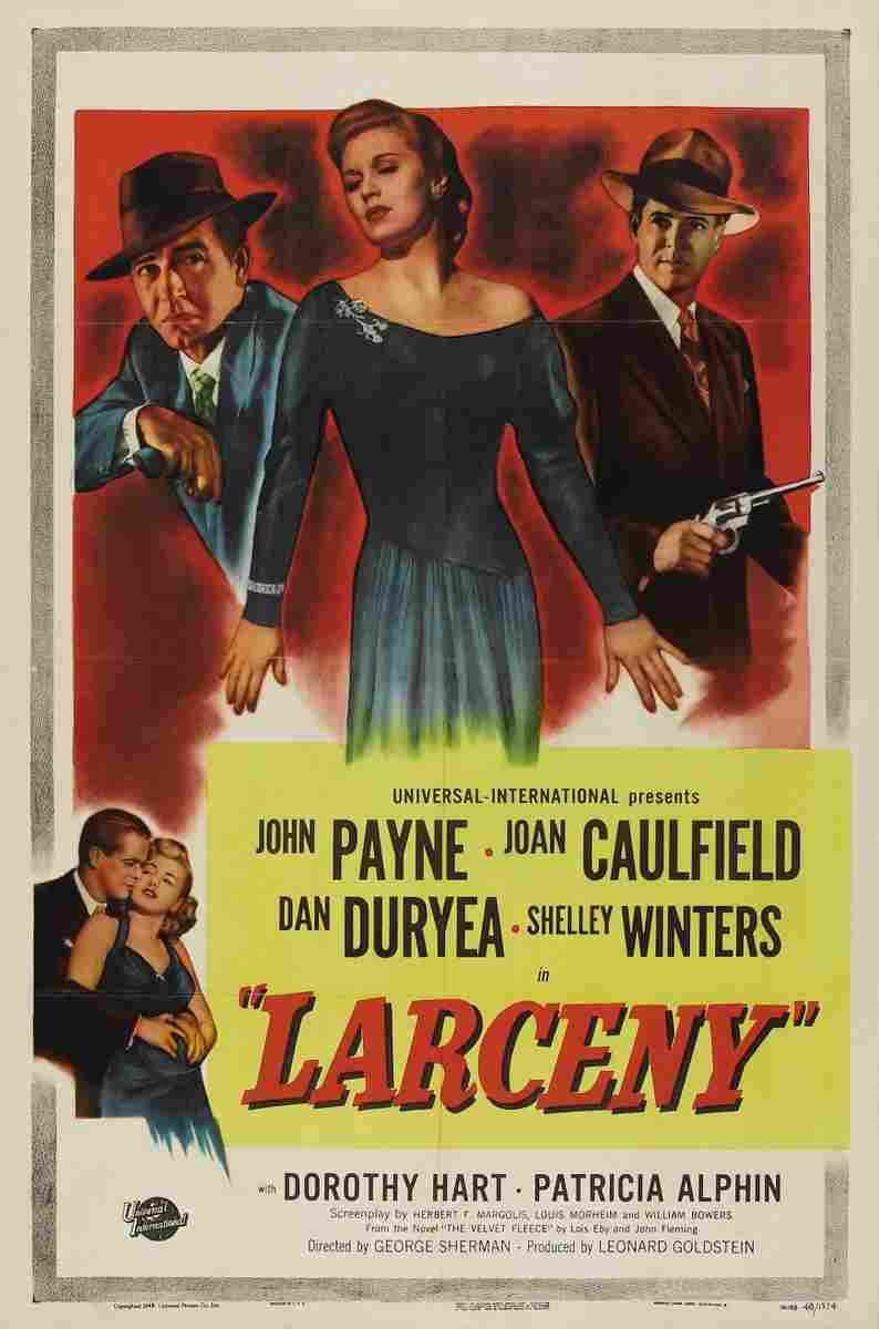 Larceny 1948 01  film star poster A4 Photo Print