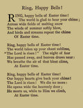 Larcom Lucy 1824 1893 Easter Gleams 1890 Ring Happy Bells A4 Photo Print