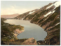Large Pond Riesengebirge Germany Vintage A4 Photo Print
