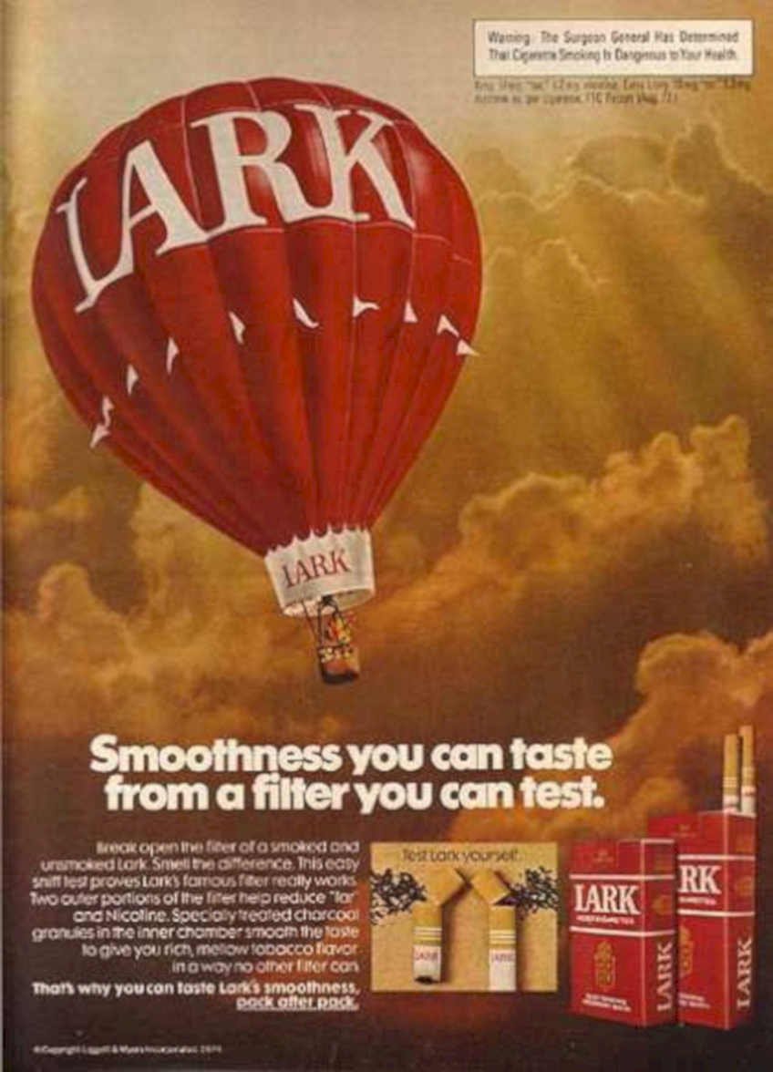 Lark Balloon Packs Vintage Retro Advert Ads A4 Photo Print